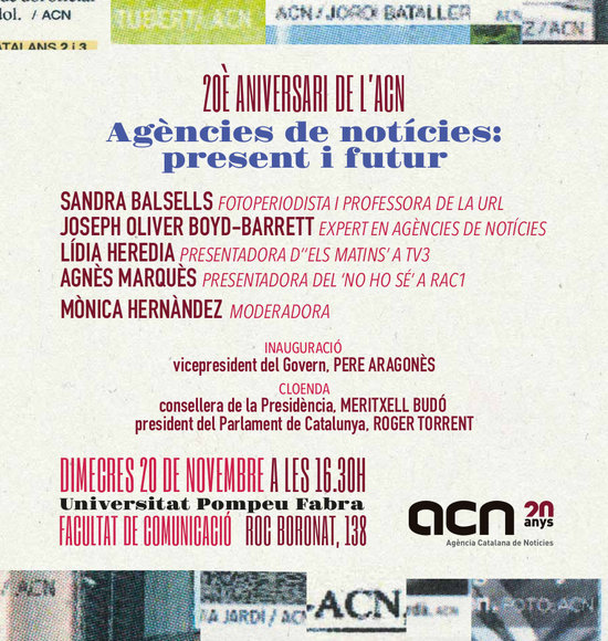 Invitation to ACN's 20th anniversary event